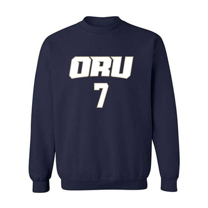 Oral Roberts - NCAA Men's Basketball : Martins Kilups - Classic Shersey Crewneck Sweatshirt-0