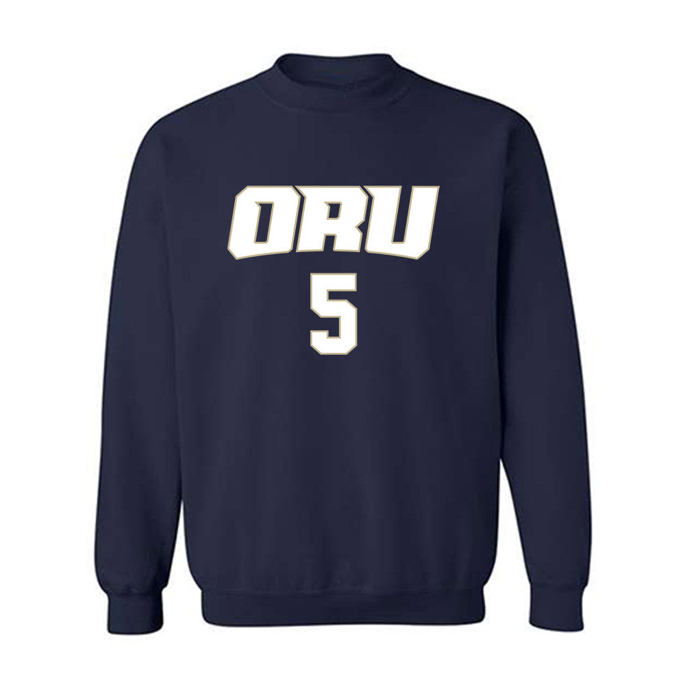 Oral Roberts - NCAA Men's Basketball : Connor Dow - Classic Shersey Crewneck Sweatshirt-0