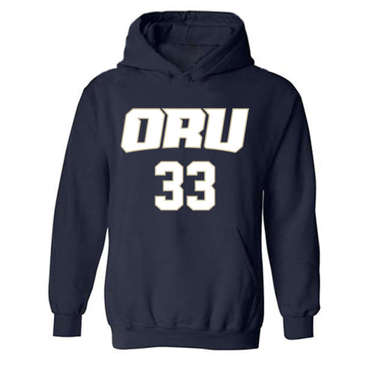 Oral Roberts - NCAA Men's Basketball : Seth Kruse - Classic Shersey Hooded Sweatshirt-0