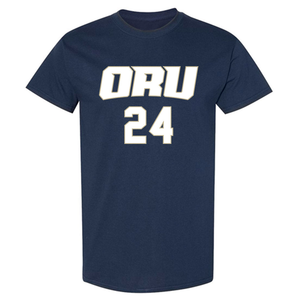 Oral Roberts - NCAA Men's Basketball : Josiah Moore - Classic Shersey T-Shirt-0