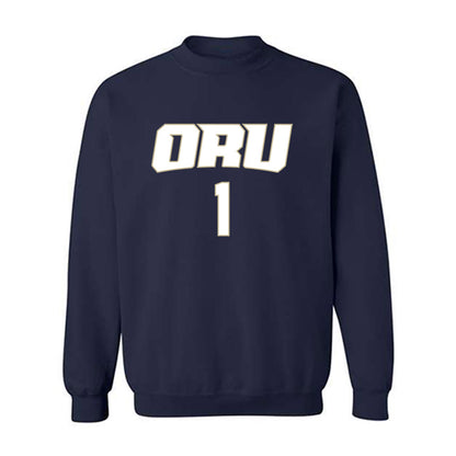 Oral Roberts - NCAA Women's Basketball : Zai Funches - Classic Shersey Crewneck Sweatshirt-0
