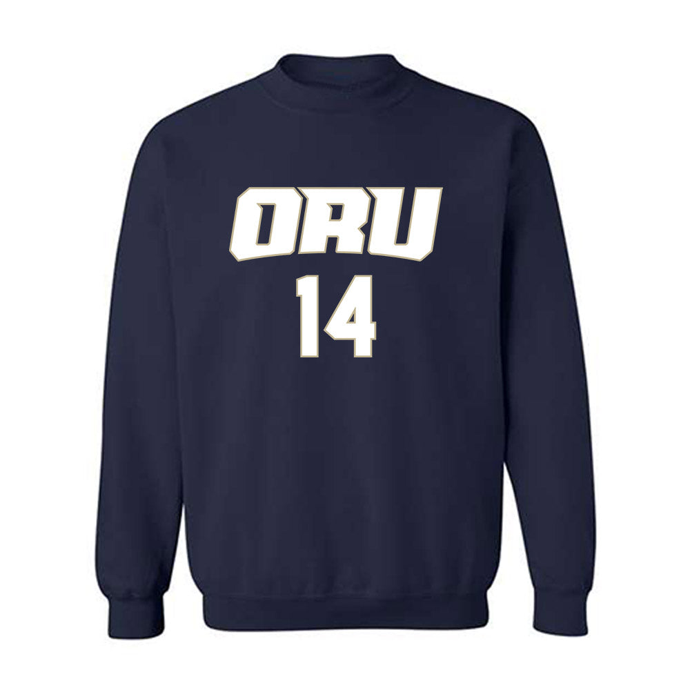 Oral Roberts - NCAA Women's Basketball : Hannah Coons - Classic Shersey Crewneck Sweatshirt-0