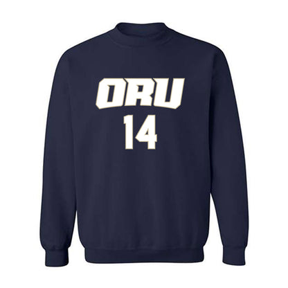 Oral Roberts - NCAA Women's Basketball : Hannah Coons - Classic Shersey Crewneck Sweatshirt-0