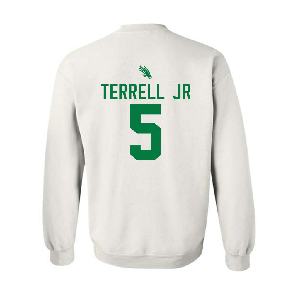 North Texas - NCAA Men's Basketball : david terrell jr - Classic Shersey Crewneck Sweatshirt-1
