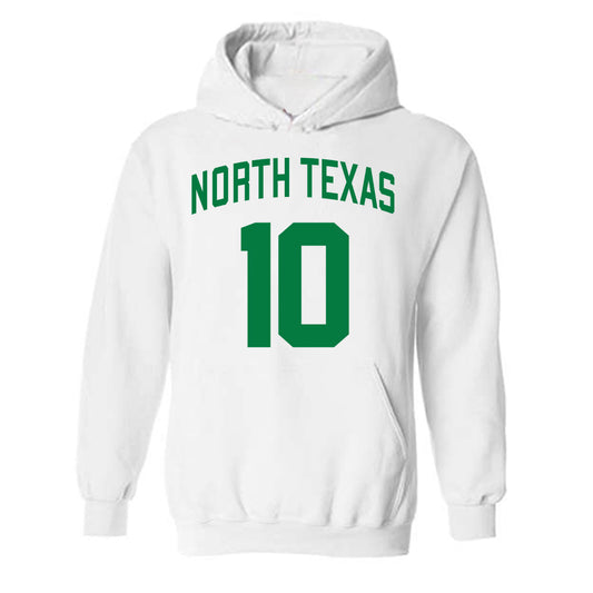 North Texas - NCAA Men's Basketball : Cole Franklin - Classic Shersey Hooded Sweatshirt-0
