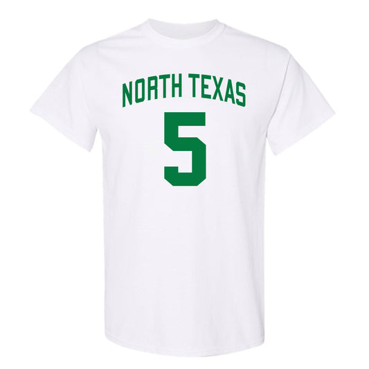 North Texas - NCAA Men's Basketball : david terrell jr - Classic Shersey T-Shirt-0