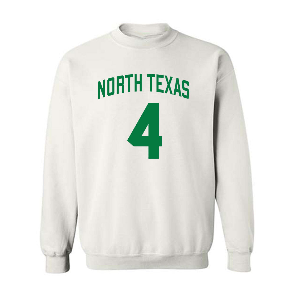 North Texas - NCAA Men's Basketball : JeShawn Stevenson - Classic Shersey Crewneck Sweatshirt-0