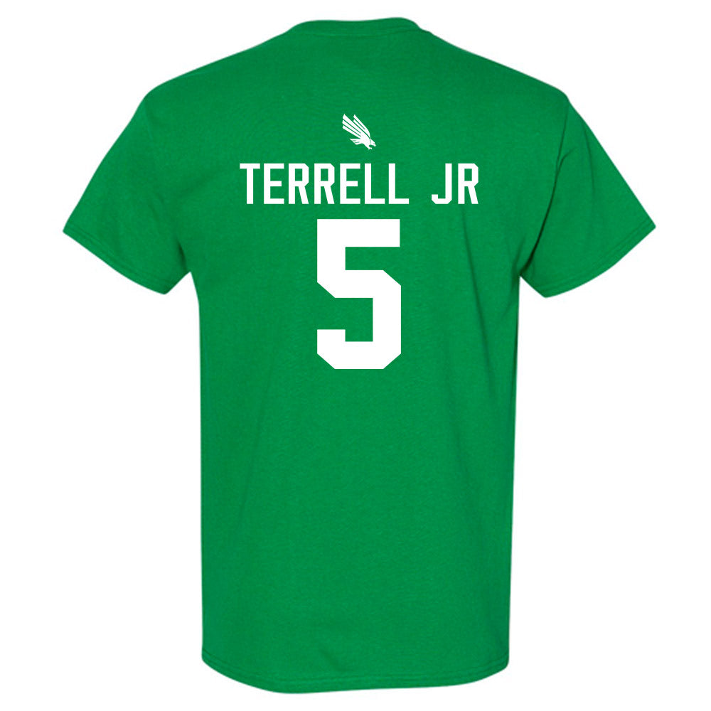 North Texas - NCAA Men's Basketball : david terrell jr - Sports Shersey T-Shirt-1