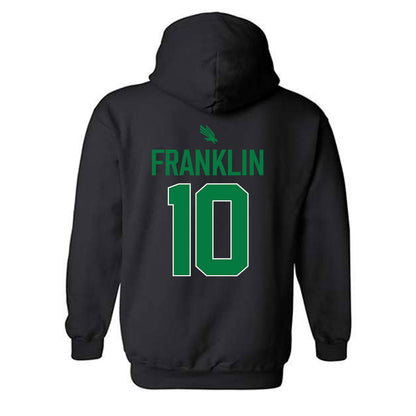 North Texas - NCAA Men's Basketball : Cole Franklin - Sports Shersey Hooded Sweatshirt-1