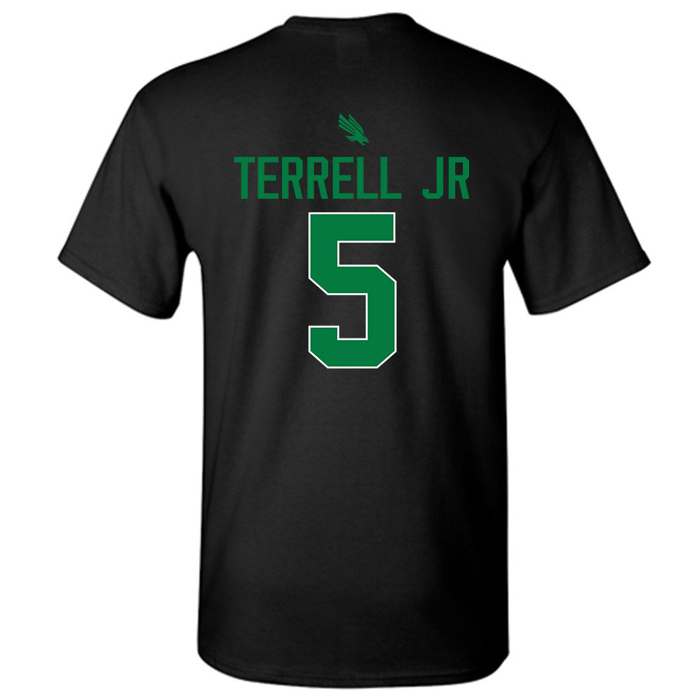 North Texas - NCAA Men's Basketball : david terrell jr - Sports Shersey T-Shirt-1