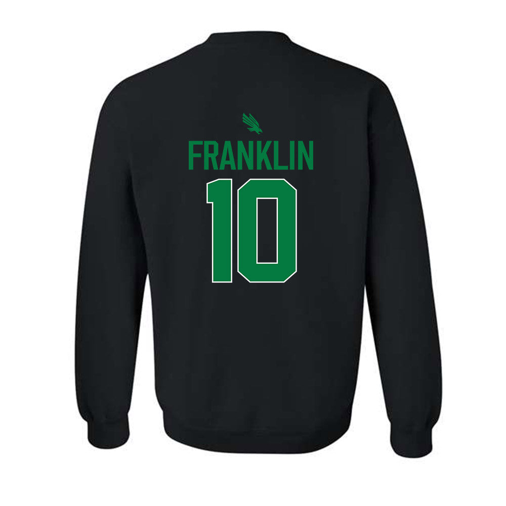 North Texas - NCAA Men's Basketball : Cole Franklin - Sports Shersey Crewneck Sweatshirt-1