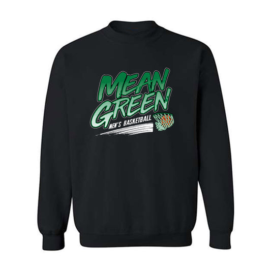 North Texas - NCAA Men's Basketball : JeShawn Stevenson - Sports Shersey Crewneck Sweatshirt-0