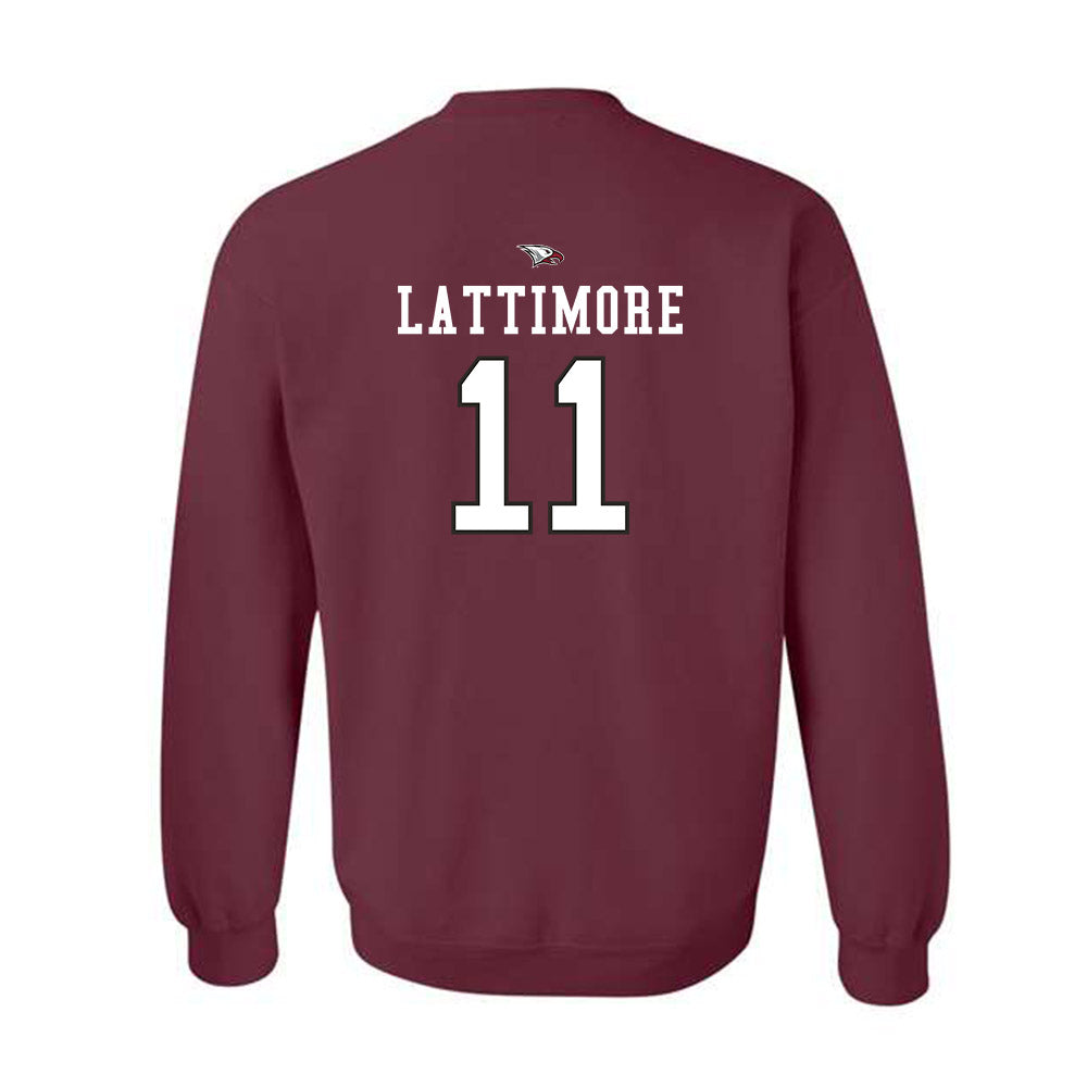 NCCU - NCAA Men's Basketball : Gage Lattimore - Crewneck Sweatshirt-1