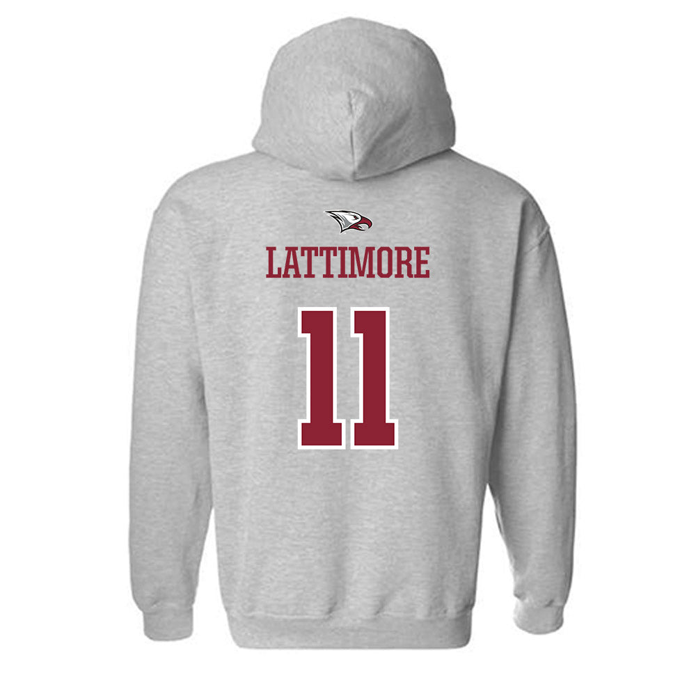 NCCU - NCAA Men's Basketball : Gage Lattimore - Sports Shersey Hooded Sweatshirt-1