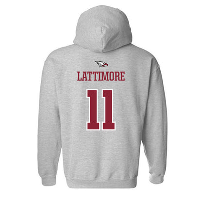 NCCU - NCAA Men's Basketball : Gage Lattimore - Sports Shersey Hooded Sweatshirt-1