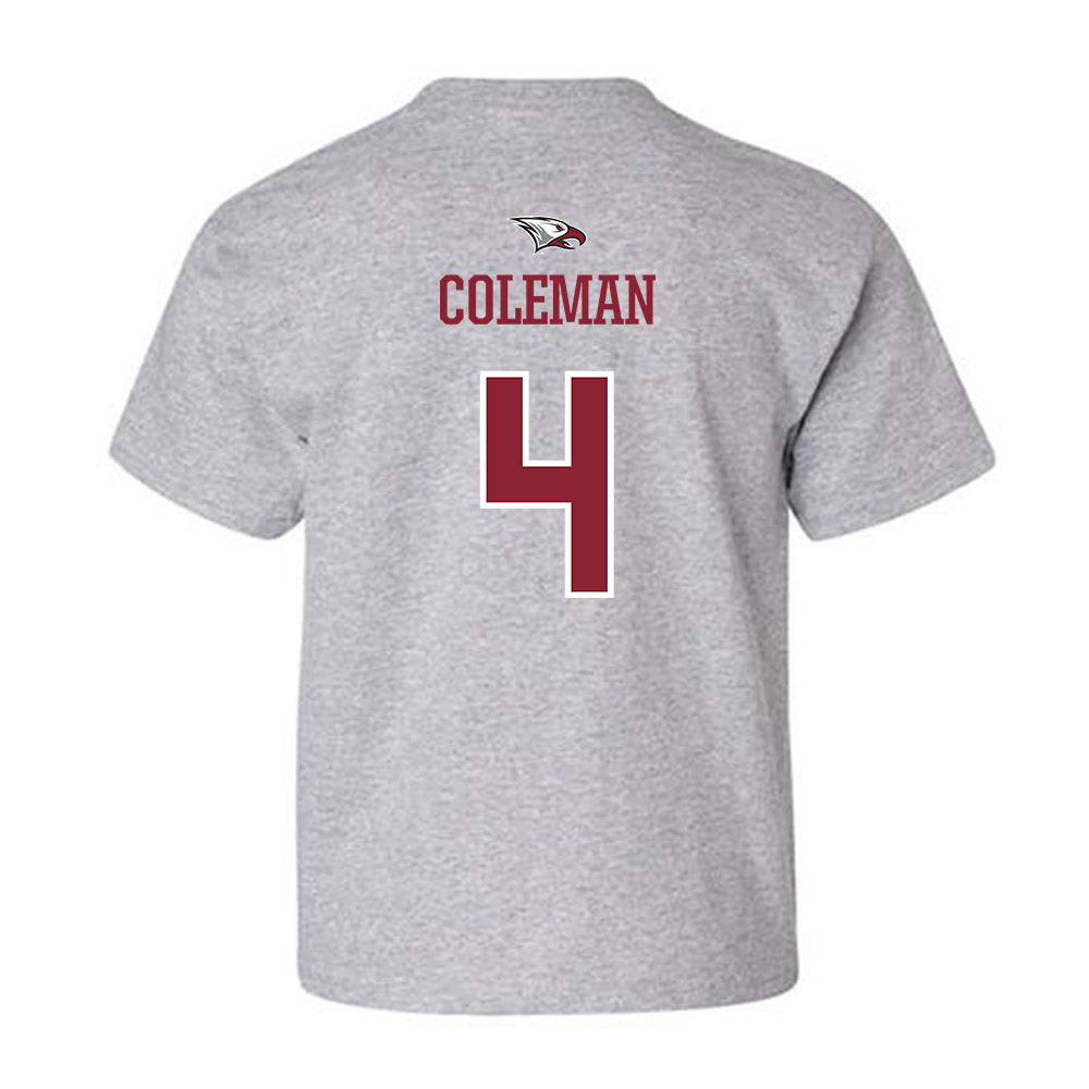 NCCU - NCAA Women's Basketball : Tierney Coleman - Sports Shersey Youth T-Shirt-1