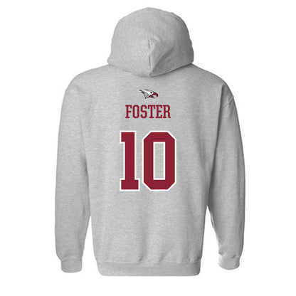 NCCU - NCAA Women's Basketball : Shakiria Foster - Sports Shersey Hooded Sweatshirt-1