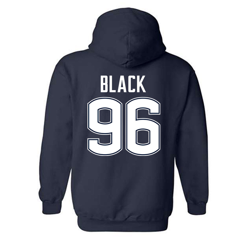 UConn - NCAA Football : Marquis Black - Classic Shersey Hooded Sweatshirt-1