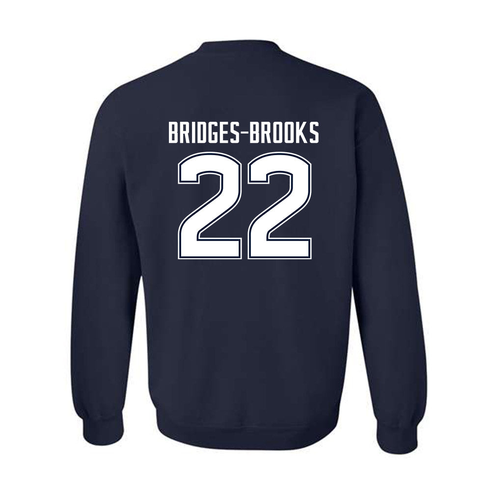 UConn - NCAA Football : Axavier Bridges-Brooks - Classic Shersey Crewneck Sweatshirt-1