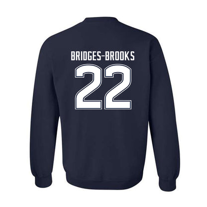 UConn - NCAA Football : Axavier Bridges-Brooks - Classic Shersey Crewneck Sweatshirt-1