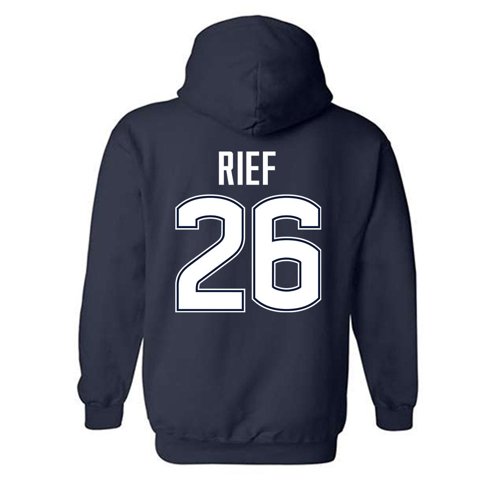 UConn - NCAA Football : Soren Rief - Classic Shersey Hooded Sweatshirt-1