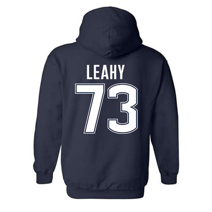 UConn - NCAA Football : Charley Leahy - Classic Shersey Hooded Sweatshirt-1