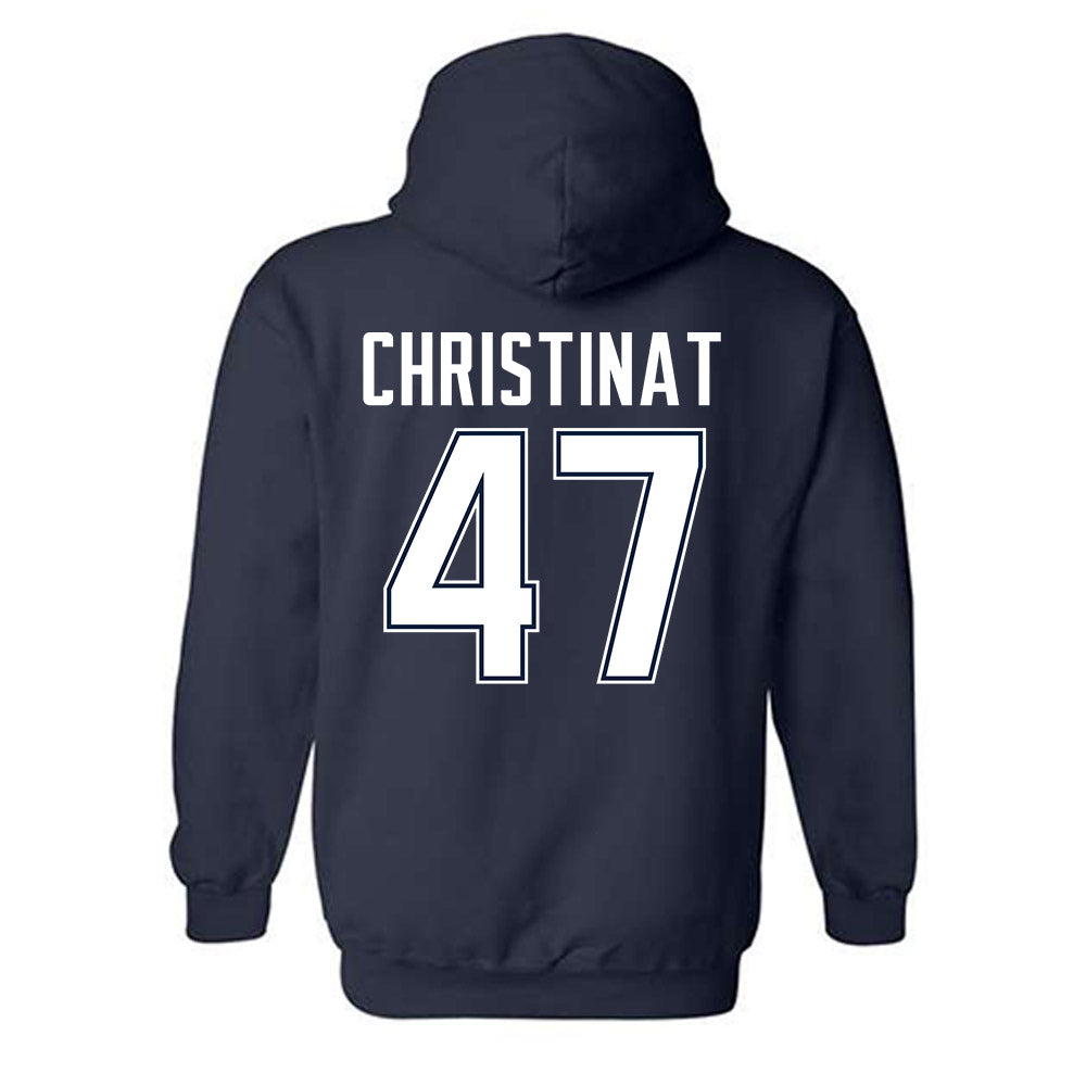 UConn - NCAA Football : Zachary Christinat - Classic Shersey Hooded Sweatshirt