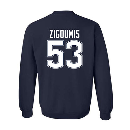 UConn - NCAA Football : Christos Zigoumis - Classic Shersey Crewneck Sweatshirt-1