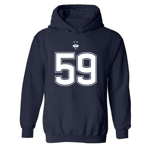 UConn - NCAA Football : Eddie Dresch - Hooded Sweatshirt