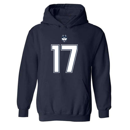 UConn - NCAA Football : Connor Stutz - Hooded Sweatshirt