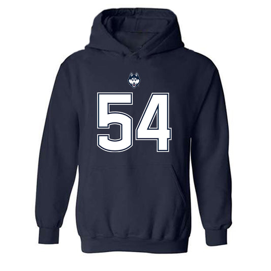UConn - NCAA Football : Ed Entsiwah - Classic Shersey Hooded Sweatshirt-0