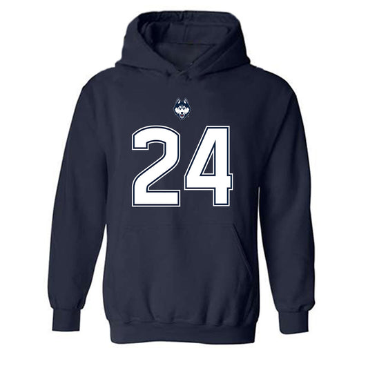 UConn - NCAA Football : Michael Robinson III - Classic Shersey Hooded Sweatshirt-0