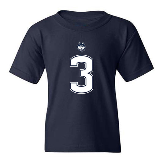 UConn - NCAA Football : Esean Carter - Classic Shersey Youth T-Shirt-0