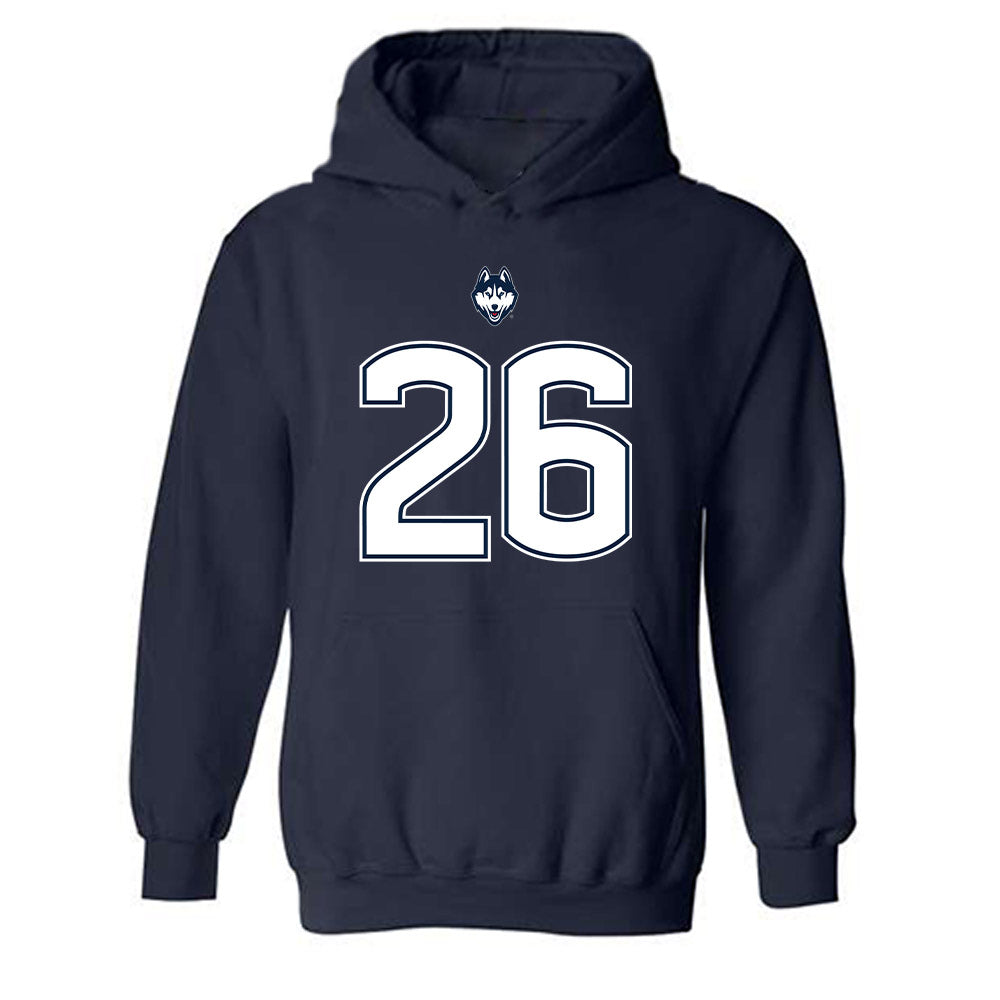 UConn - NCAA Football : Soren Rief - Classic Shersey Hooded Sweatshirt-0