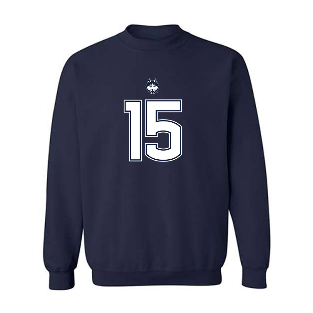 UConn - NCAA Football : Anas Luqman - Classic Shersey Crewneck Sweatshirt-0