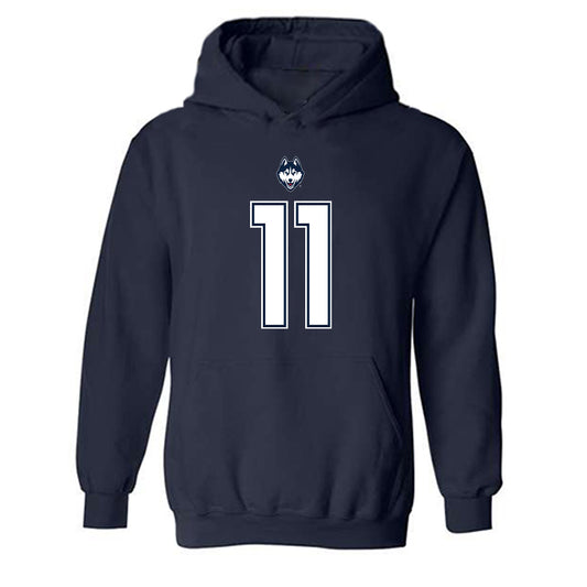 UConn - NCAA Football : Ryder Treadway - Classic Shersey Hooded Sweatshirt-0