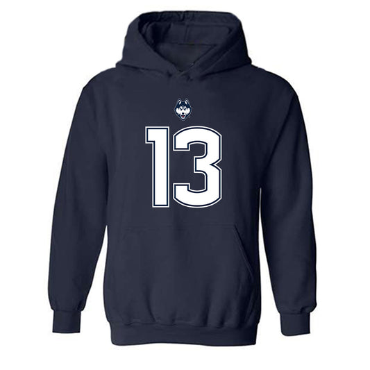 UConn - NCAA Football : Cam Chadwick - Classic Shersey Hooded Sweatshirt-0