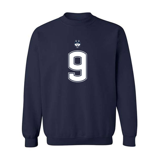 UConn - NCAA Football : Zakaih Saez - Classic Shersey Crewneck Sweatshirt-0