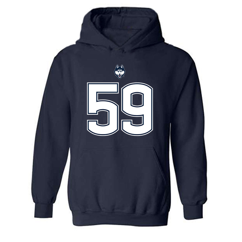 UConn - NCAA Football : Finn Wilkins - Hooded Sweatshirt