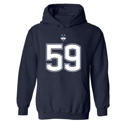 UConn - NCAA Football : Finn Wilkins - Hooded Sweatshirt