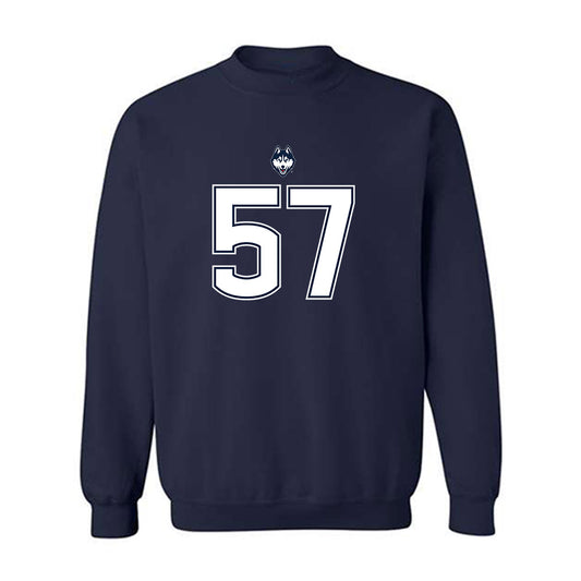 UConn - NCAA Football : Ed Entsiwah - Classic Shersey Crewneck Sweatshirt-0