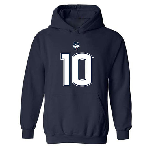 UConn - NCAA Football : Griffin Koch - Classic Shersey Hooded Sweatshirt-0