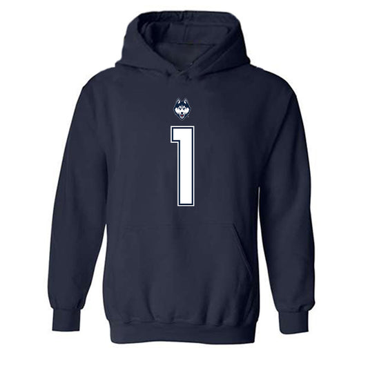UConn - NCAA Football : Skyler Bell - Classic Shersey Hooded Sweatshirt-0