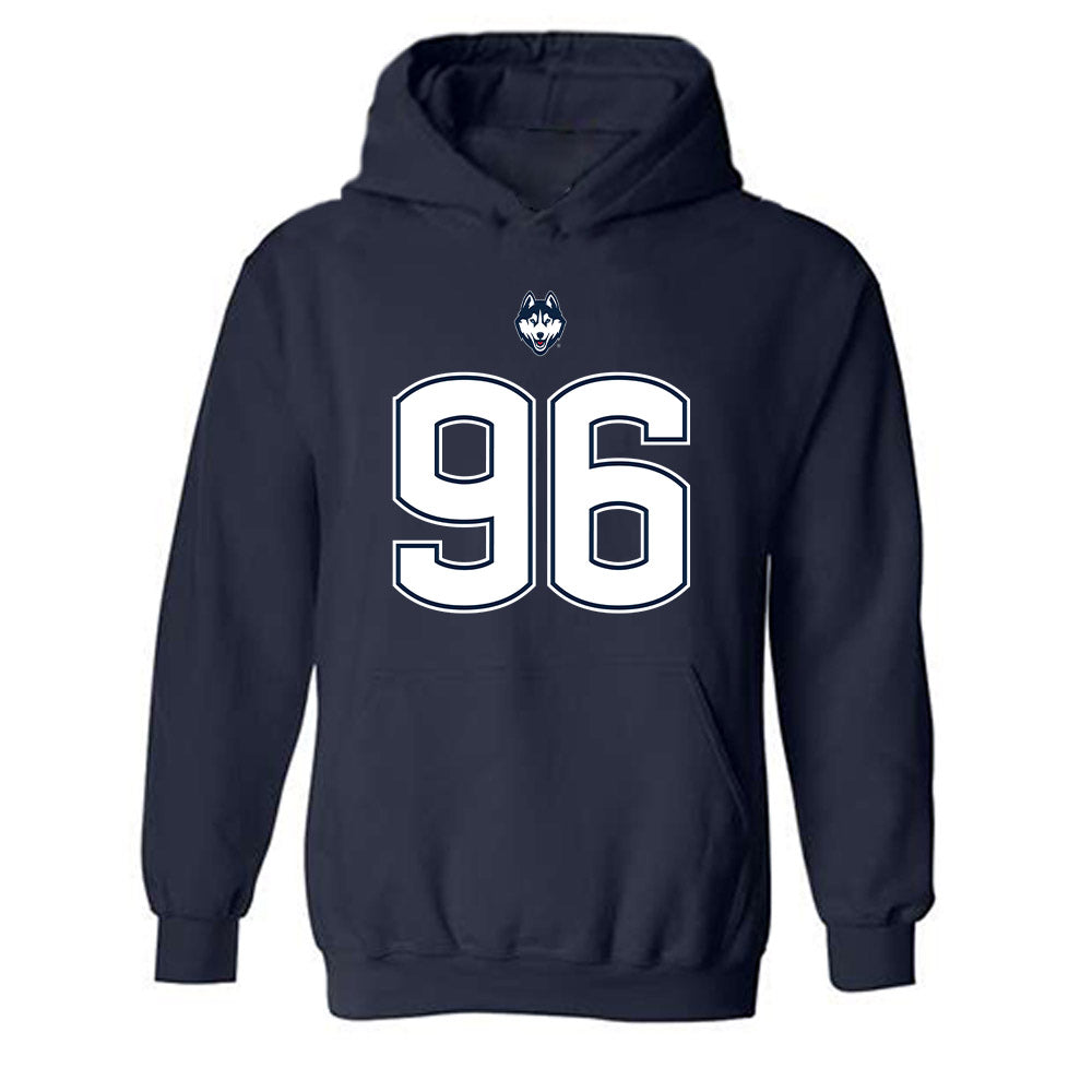 UConn - NCAA Football : Marquis Black - Classic Shersey Hooded Sweatshirt-0