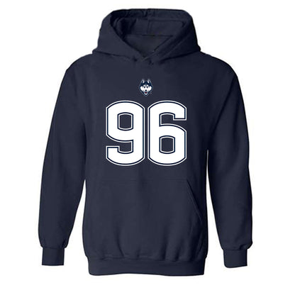 UConn - NCAA Football : Marquis Black - Classic Shersey Hooded Sweatshirt-0