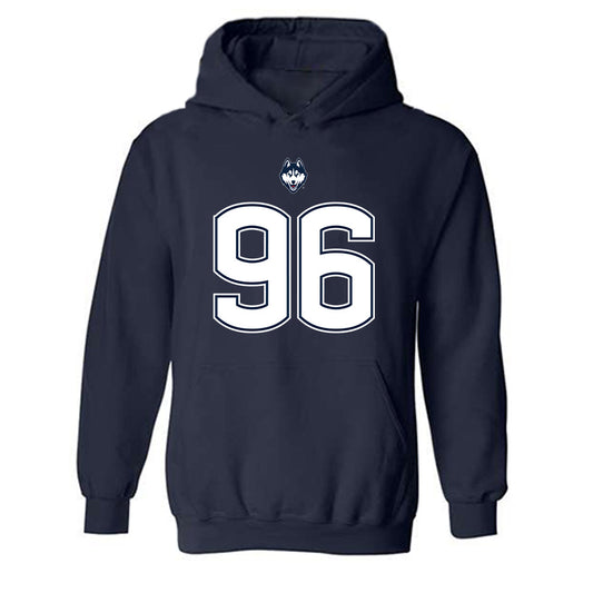 UConn - NCAA Football : Marquis Black - Classic Shersey Hooded Sweatshirt-0
