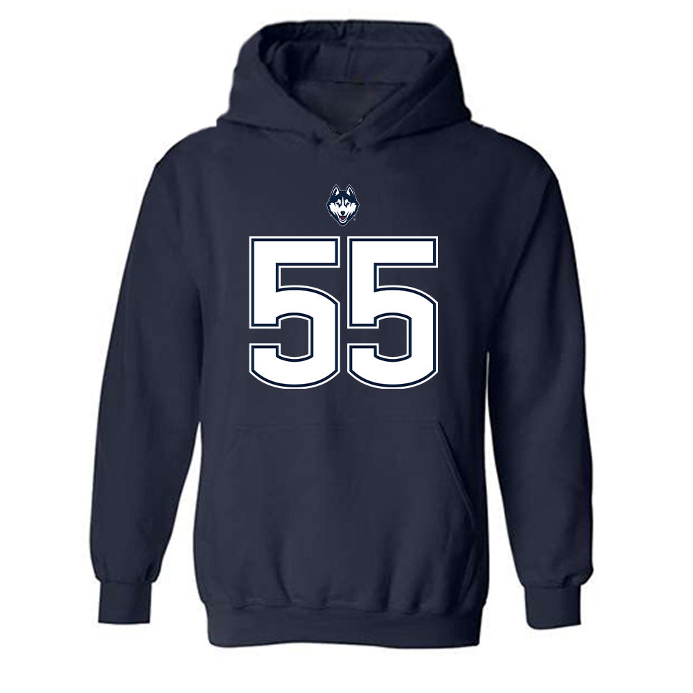 UConn - NCAA Football : Vincent Jackson - Classic Shersey Hooded Sweatshirt-0
