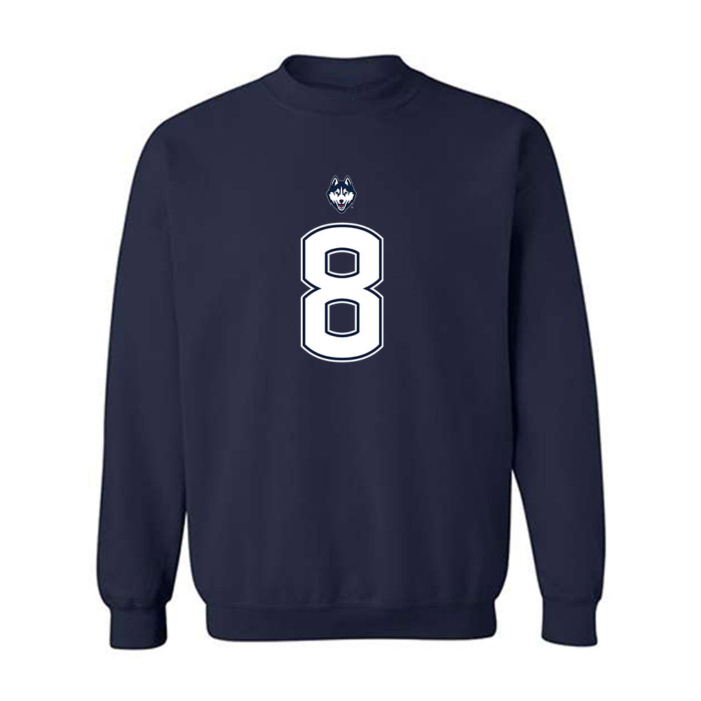 UConn - NCAA Football : Sione Moa - Classic Shersey Crewneck Sweatshirt-0