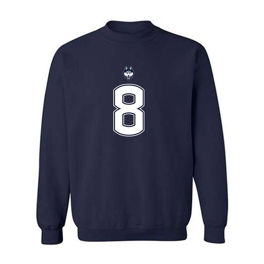 UConn - NCAA Football : Sione Moa - Classic Shersey Crewneck Sweatshirt-0