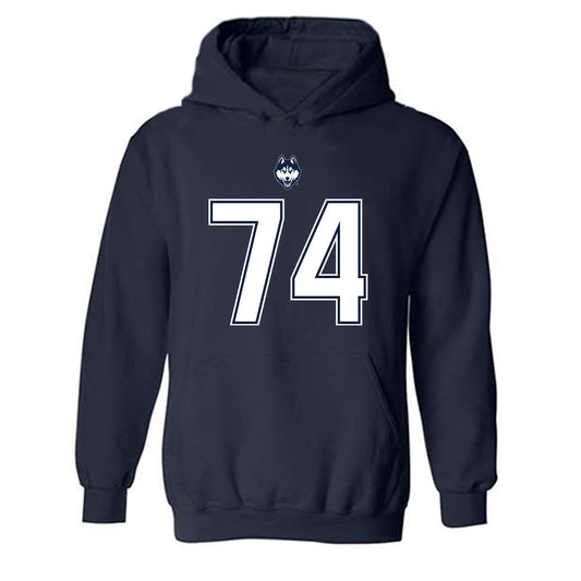 UConn - NCAA Football : Jayden Bass - Hooded Sweatshirt